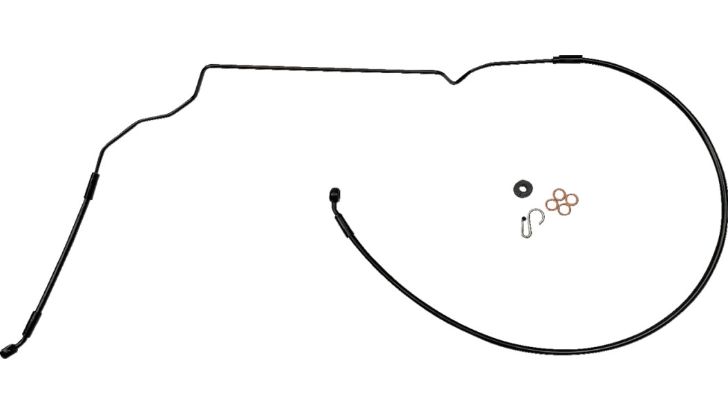 XR Stainless Extreme Response Front DOT Lower Brake Line