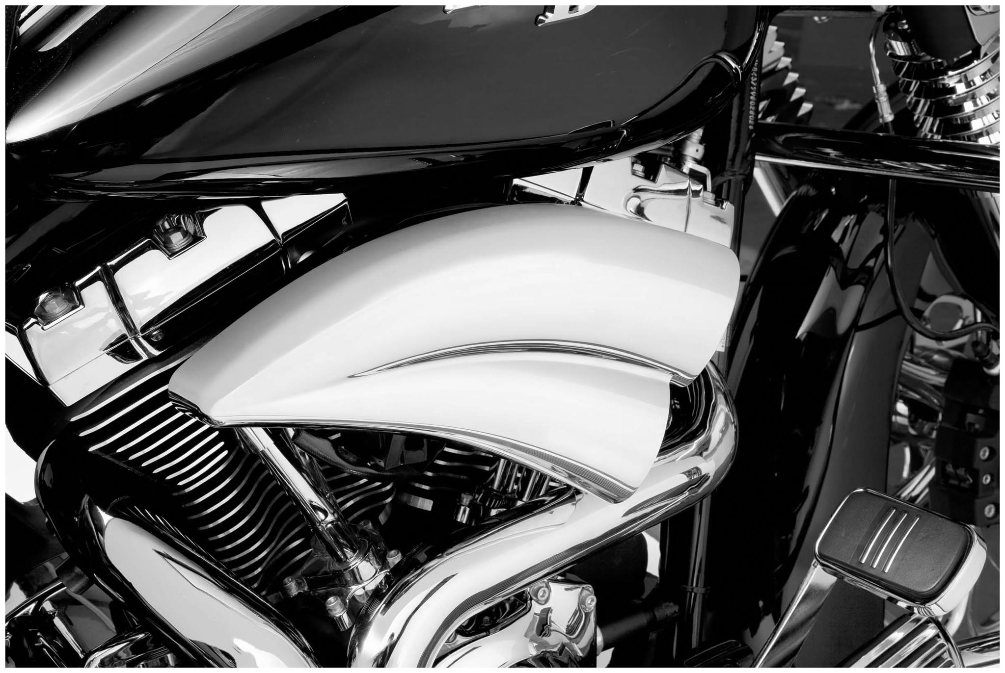 Double Barrel Air Filter Assembly - Chrome