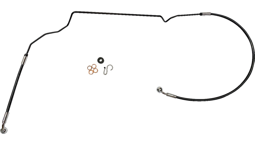 XR Stainless Extreme Response Front DOT Lower Brake Line