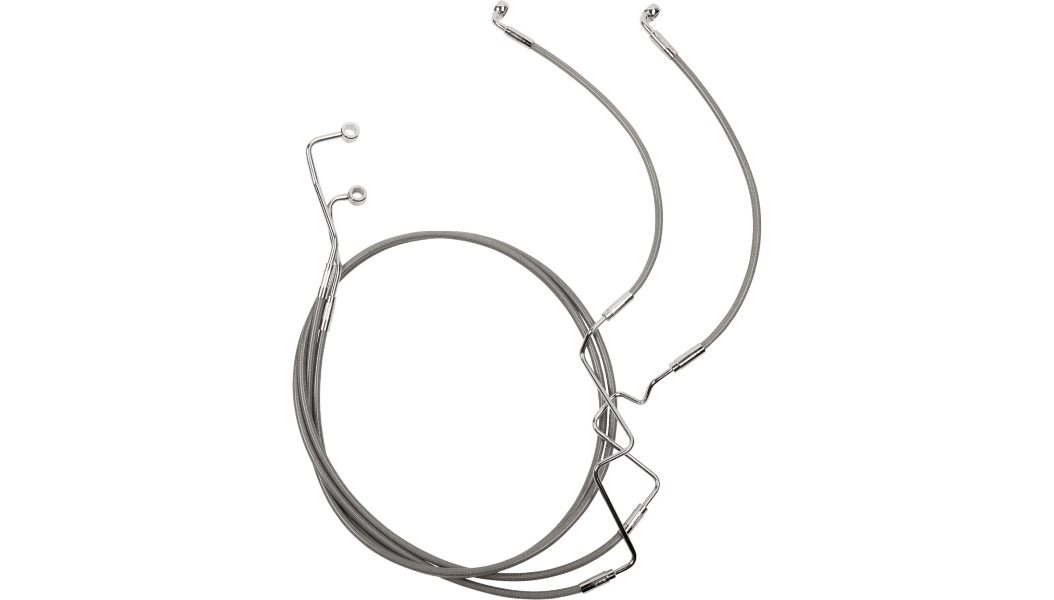XR Stainless Extreme Response Front DOT Lower Brake Line