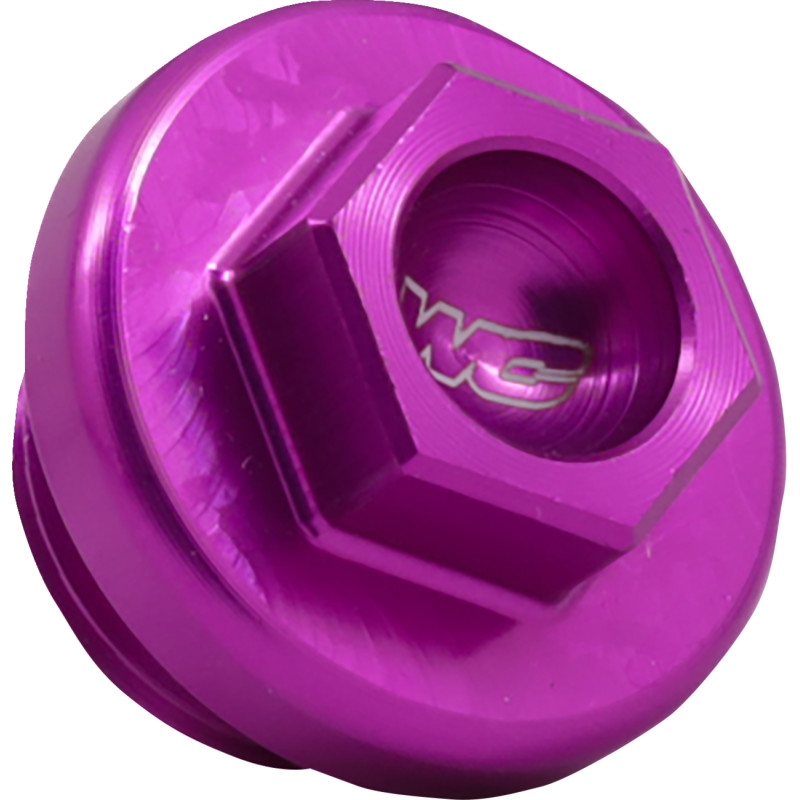 Aluminum Oil Filler Plug - Purple