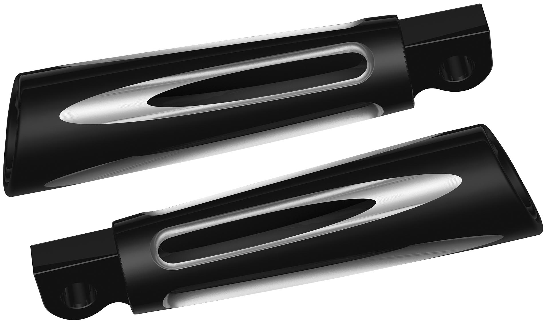 Footpegs - Deep Cut - Black