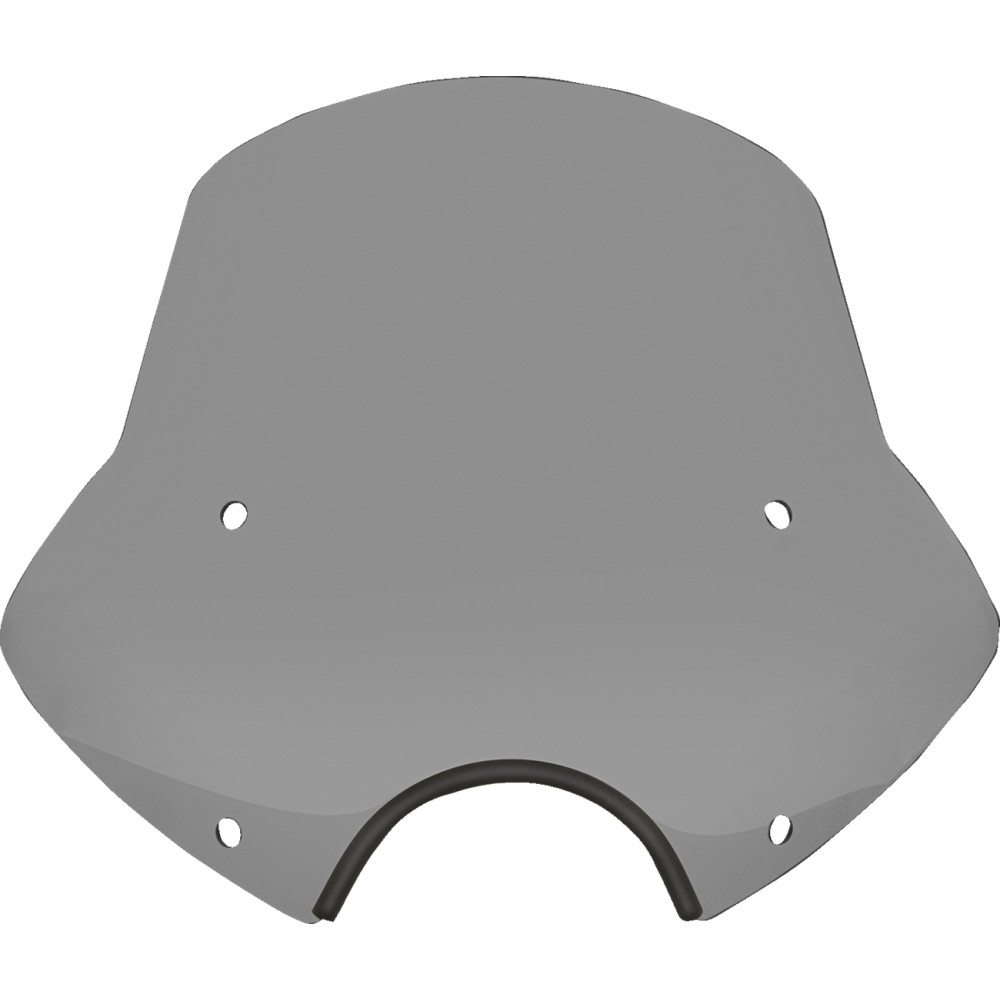 Speed Demon Windshield (7in. Cutout) - 15in. - Black Smoke