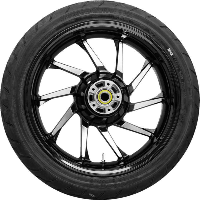 Hurricane Rear Wheel with Dunlop Tire - 18in x 5.5in. - Black Cut
