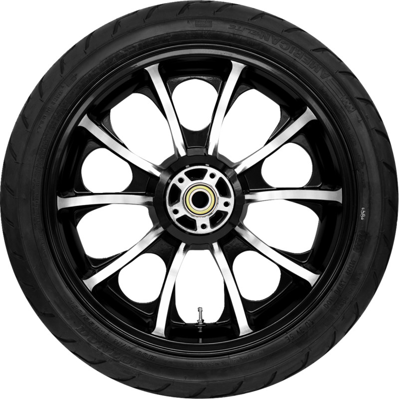 Largo Rear Wheel with Dunlop Tire - 18in. x 5.5in. - Black Cut