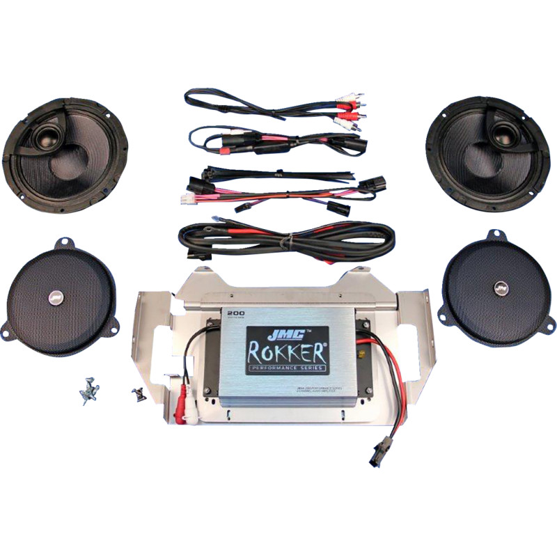 Rokker Stage-6 200W 2-Channel Programmable Amplifier/ Speaker Kit