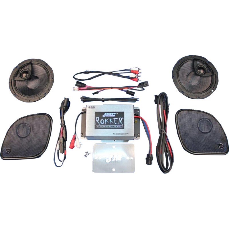 Rokker Stage-6 200W 2-Channel Programmable Amplifier/ Speaker Kit