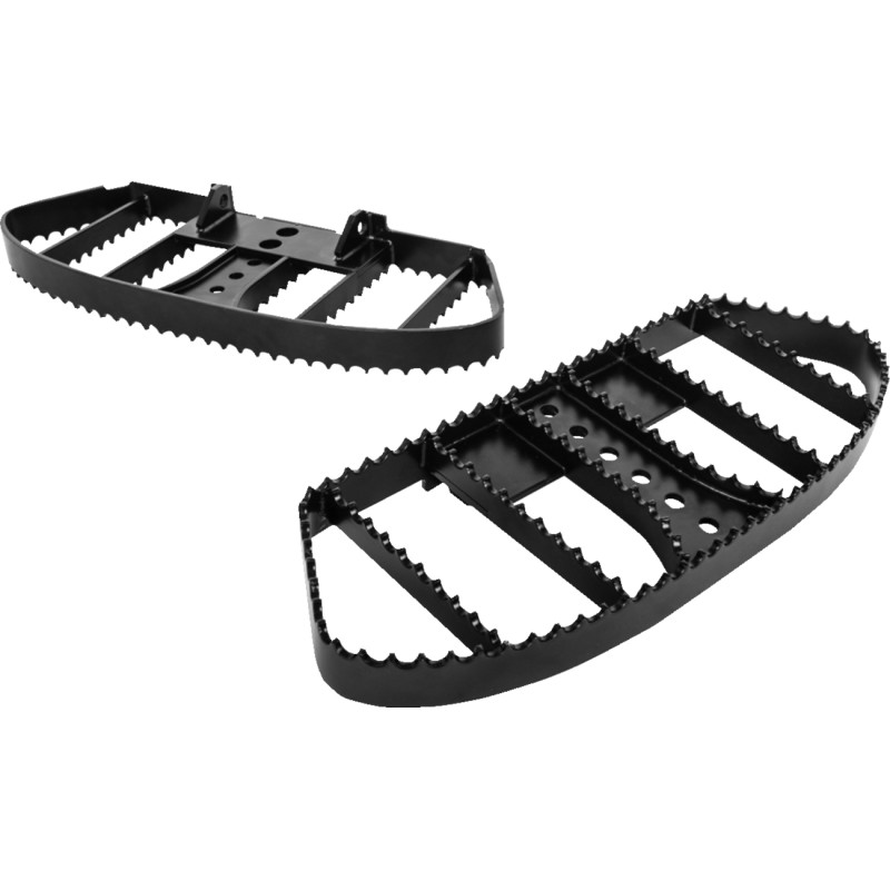 MX Style Driver Floorboards - Black