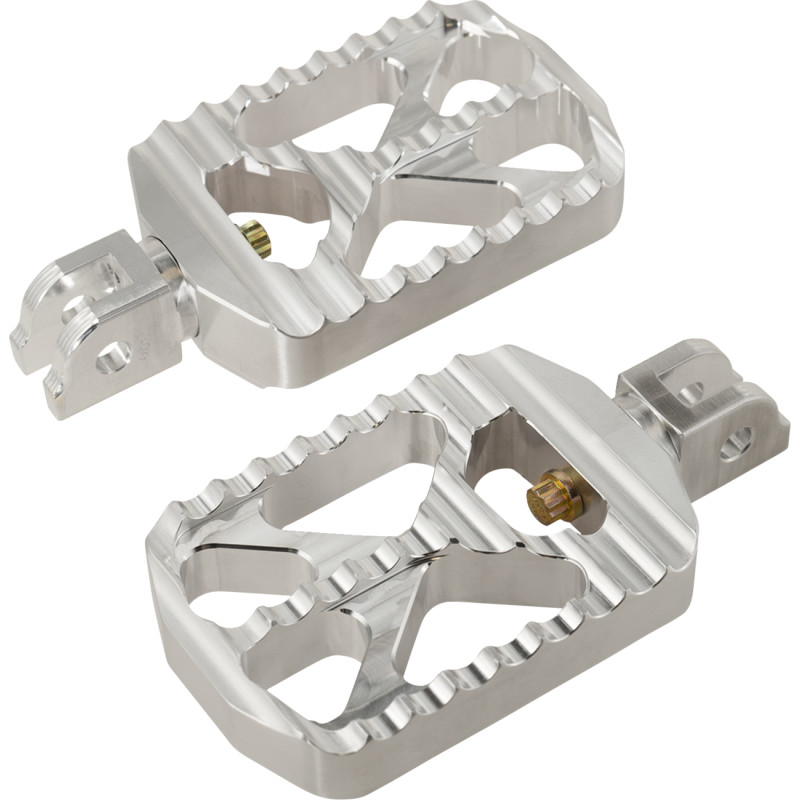 Bear Claw Driver Footpeg - Raw Aluminum