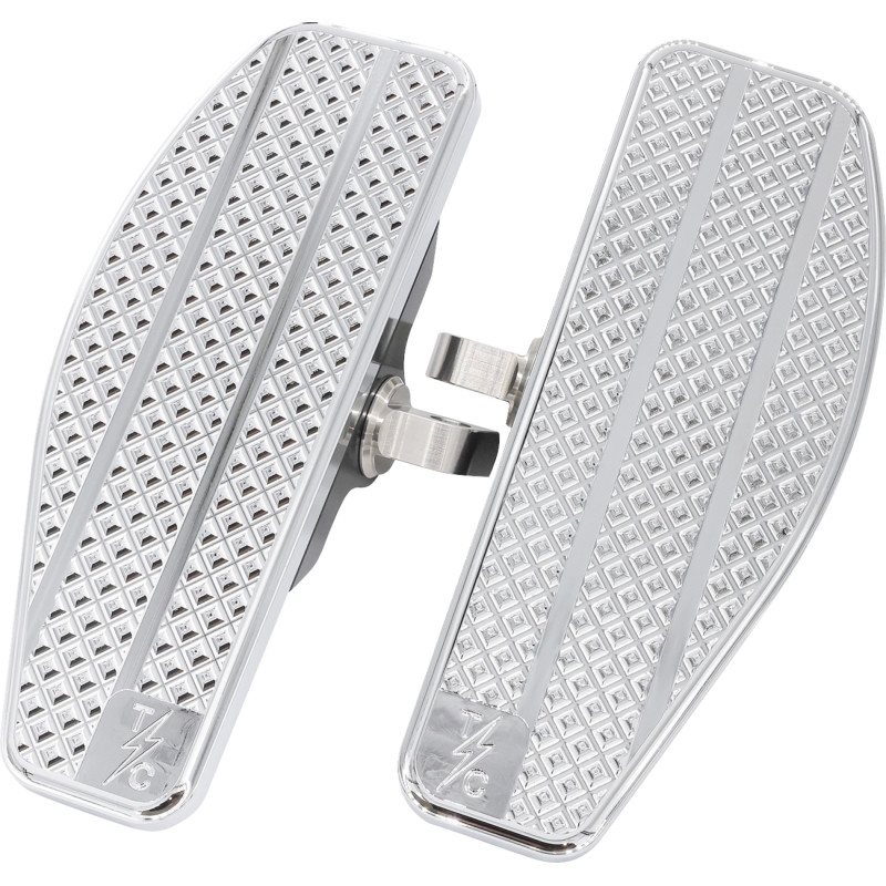 Mini Driver Floorboards - Chrome