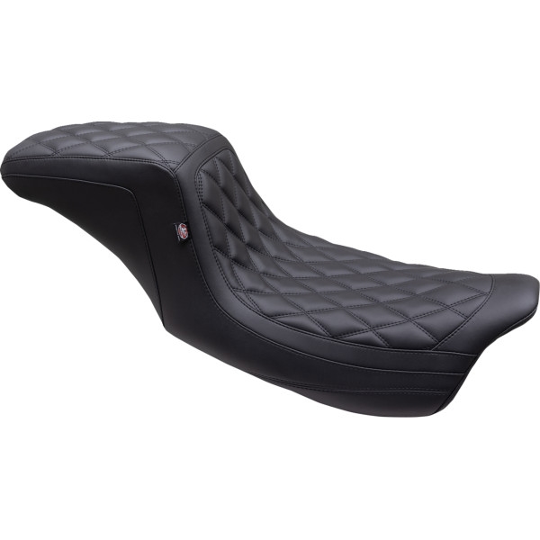One Piece 2-Up Squareback Seat - Black Stitch