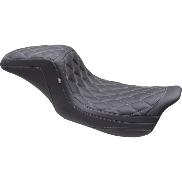 One Piece 2-Up Squareback Seat - Gunmetal Gray Stitch