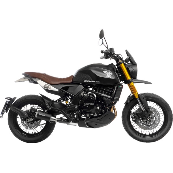 LV-10 Slip-On Muffler - Black - Stainless Steel