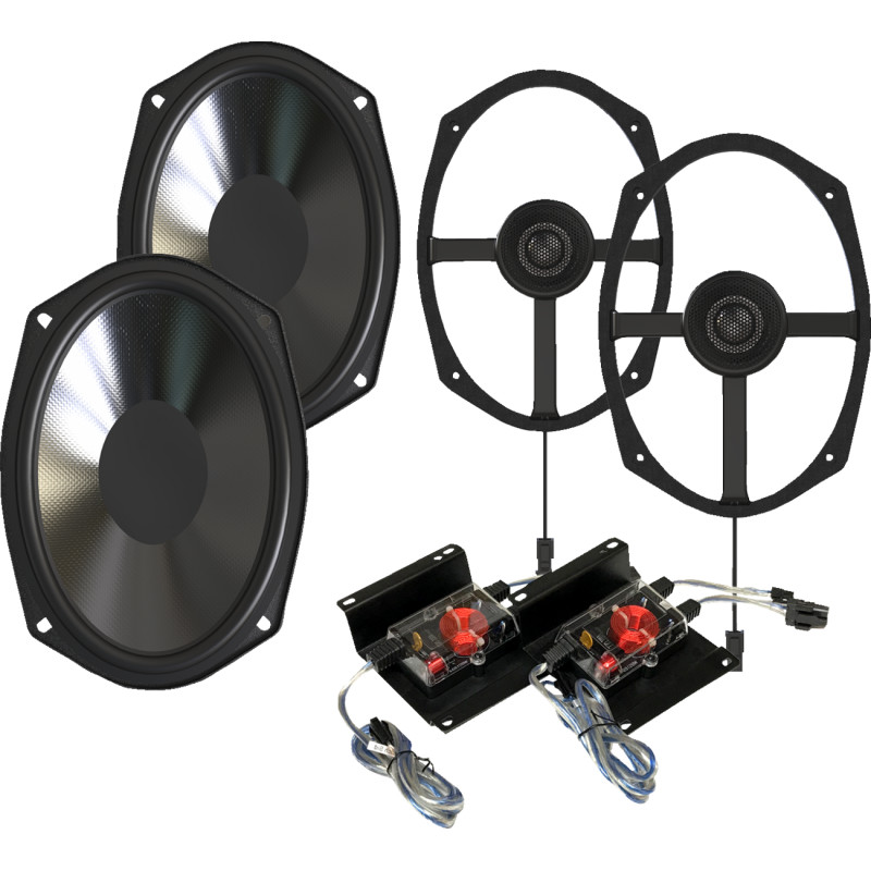 6in. x 9in. 300-Watt Speakers with External Crossover