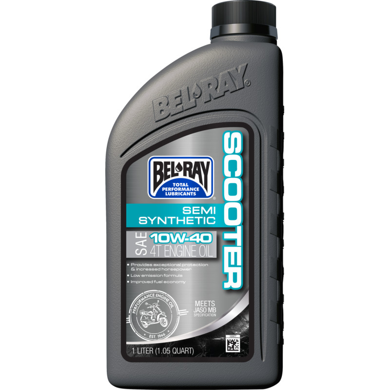 2T Semisynthetic Scooter Engine Oil - 10W40 - 1L.