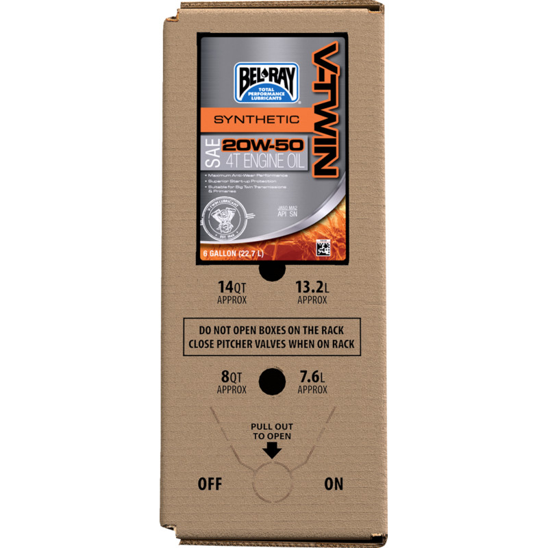 V-Twin Synthetic Motor Oil - 20W-50 - 6 Gallon