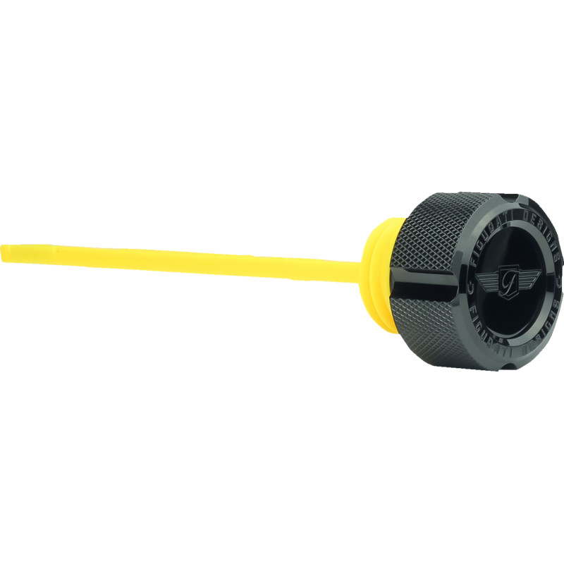 Oil Dipstick - Knurled Black