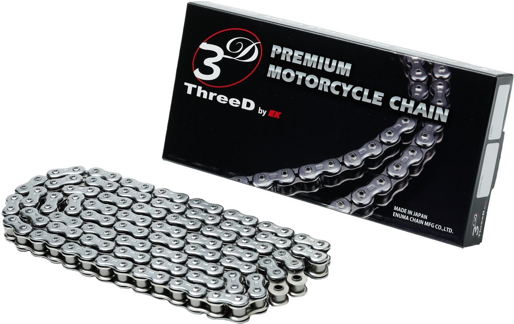 520 RV3 3D Premium Chain - 120 Links - Chrome