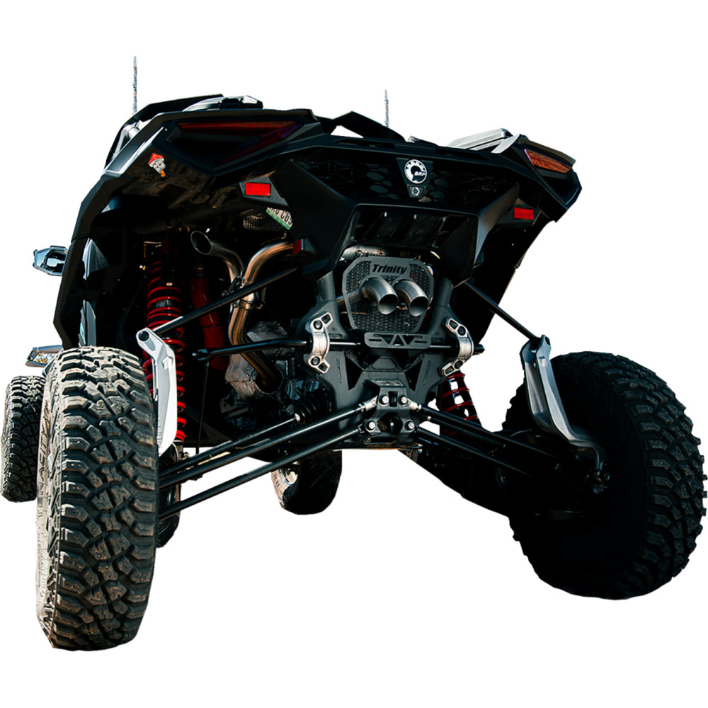 Stainless Steel Center Exit Full Exhaust System Slip-On Muffler - without Muffler Tip