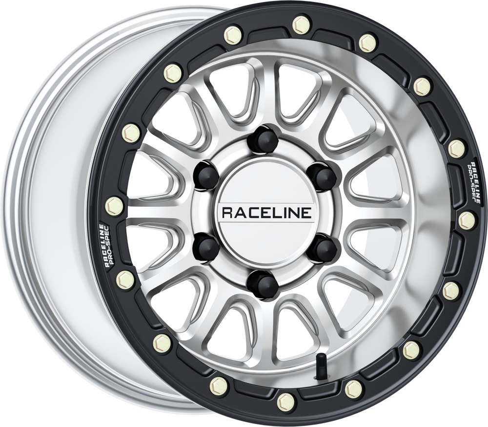A14 Alpha Beadlock Wheel - 15x10 - (+10mm) - 6x139.7 - Silver/Black