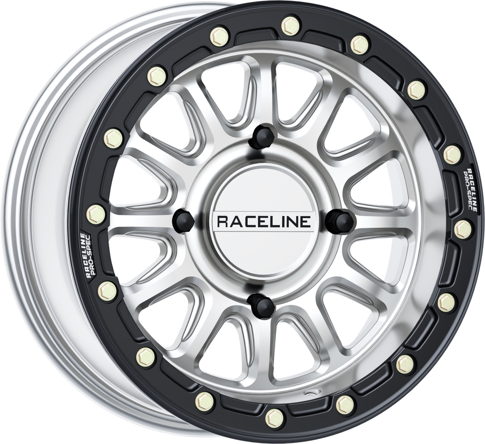 A14 Alpha Beadlock Wheel - 15x7 - 5+2 (+10mm) - 4/156 - Silver/Black