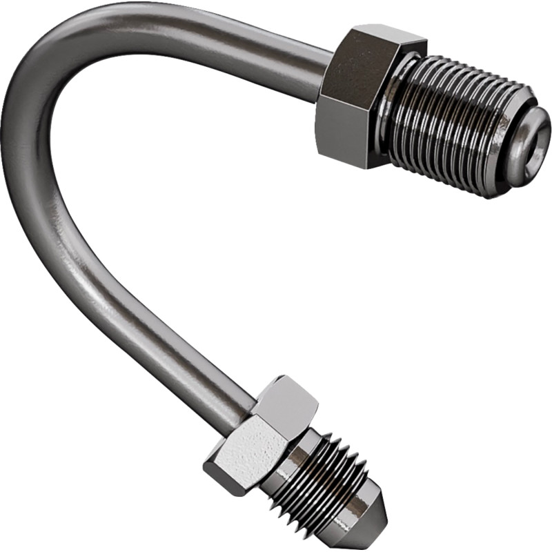 Stainless Steel Adaptors/ Fittings f/ Goodridge Universal Brake Lines - 150 Degrees Tube