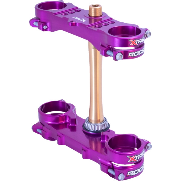 Rocs Triple Clamps - Purple