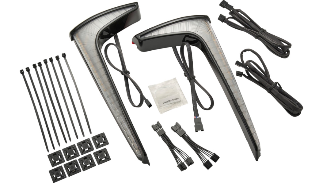 Fang Lower Fairing Lights - Black