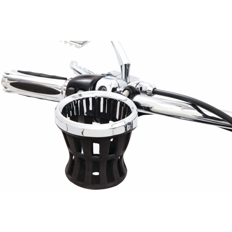 Gen 2 Drink Holder - Chrome 1-1/8in./1-1/4in. Handlebar Mount