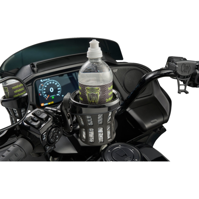 Gen 2 Drink Holder - Black 1-1/8in./1-1/4in. Handlebar Mount