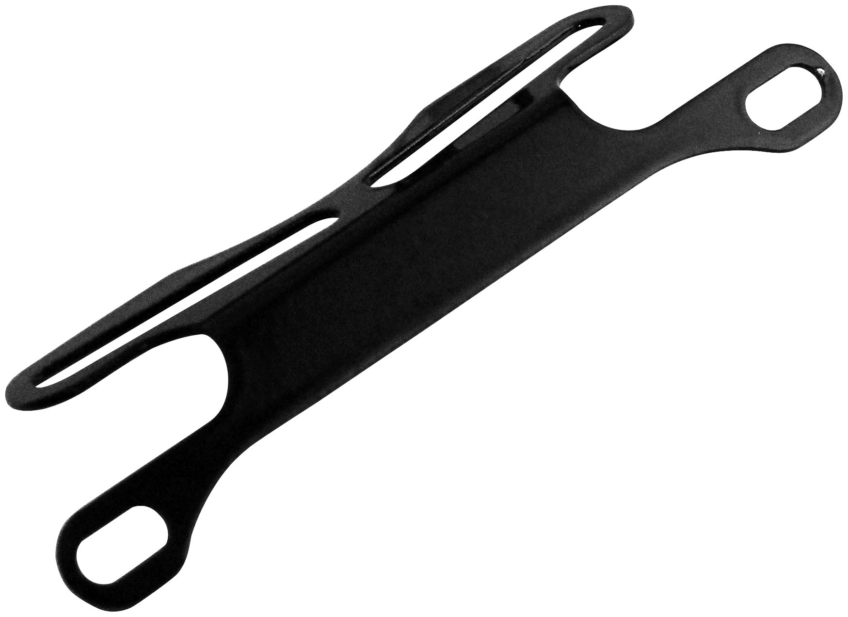 Universal License Plate Bracket - Black without Turn Signal Tabs