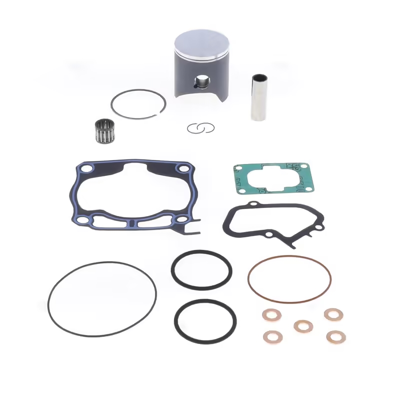 Top End Piston Kit - Cast 2-Stroke Piston 53.96mm - Top End Gasket Kit