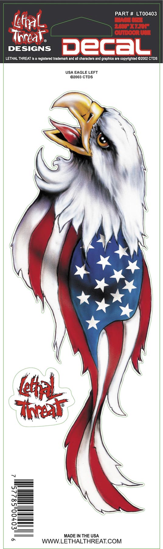 USA Eagle Left Decal