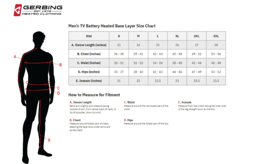 7V Heated Base Layer Pants