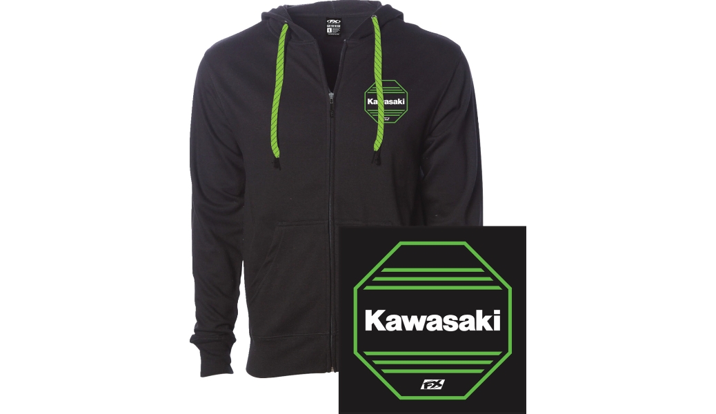 Kawasaki Octagon Zip-Up Hoodie