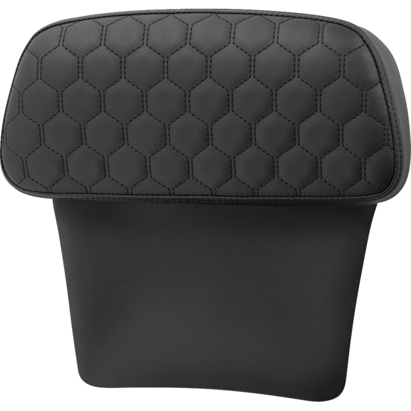 Roadsofa Tour-Pak HC Backrest Pad for Chopped Tour-Pak - Black Stitching