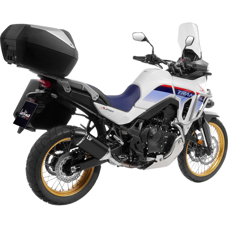 LV-14 Slip-On Muffler - Black Edition Stainless Steel