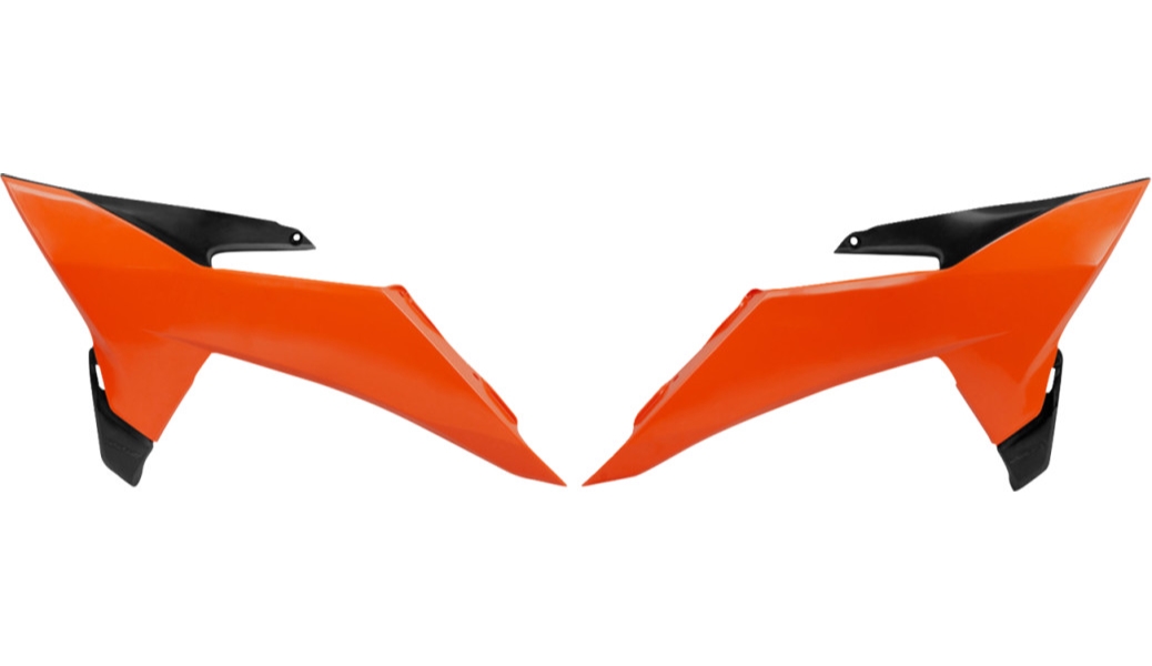 Replacement Radiator Shrouds - Orange/Black