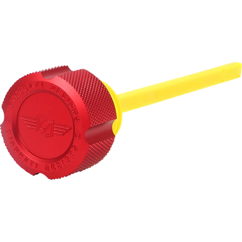 Performance Oil Dipstick - Knurled Red