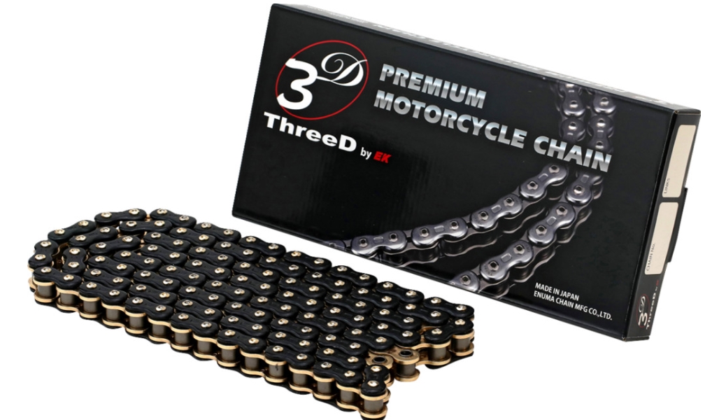 520 L3D Drive Chain - 120 Links - Black/Gold