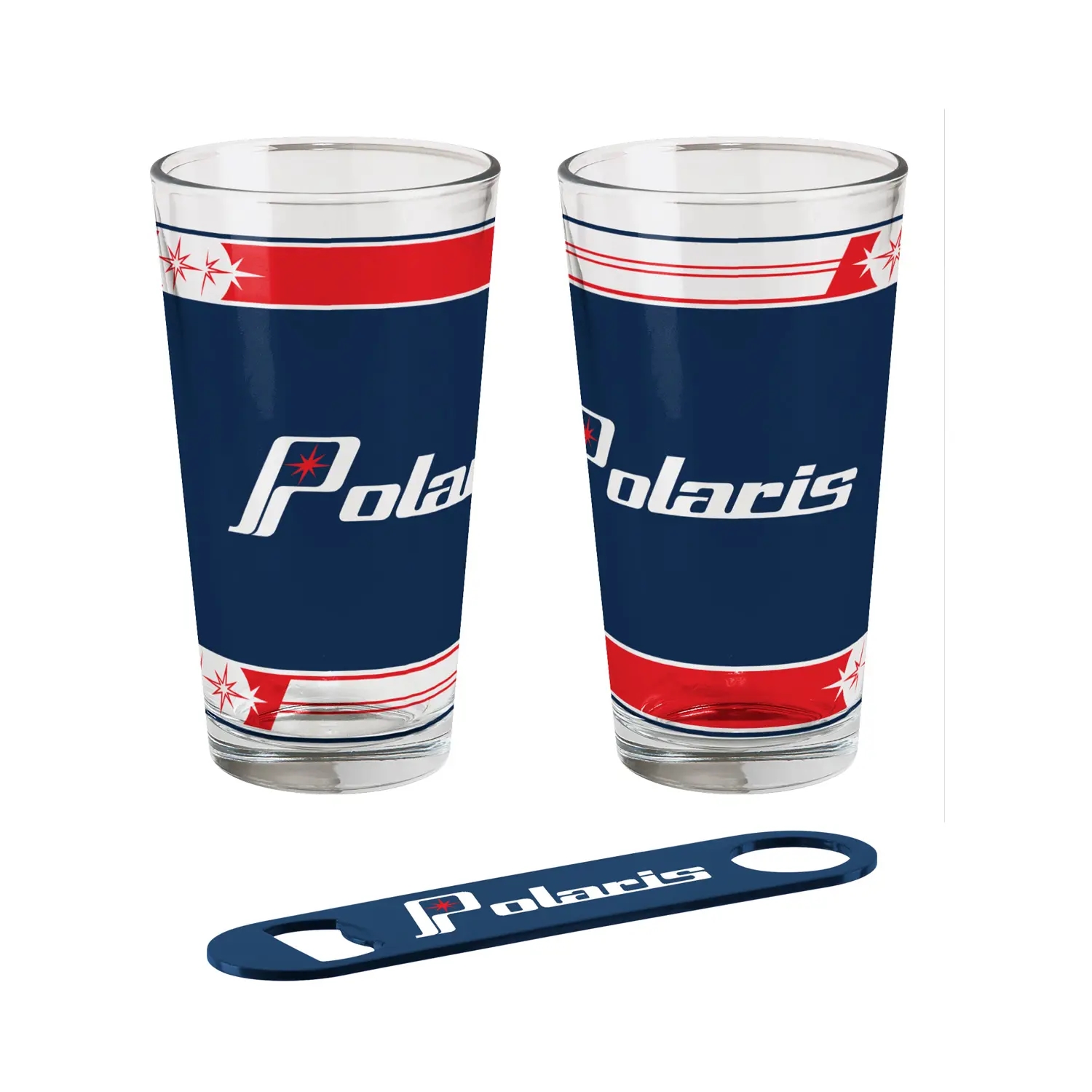 Pint Glasses - with Opener