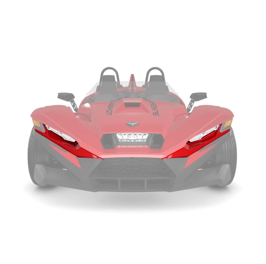 Vented Sport Hood Upper Accent Panel -  Sling Slingshot Red