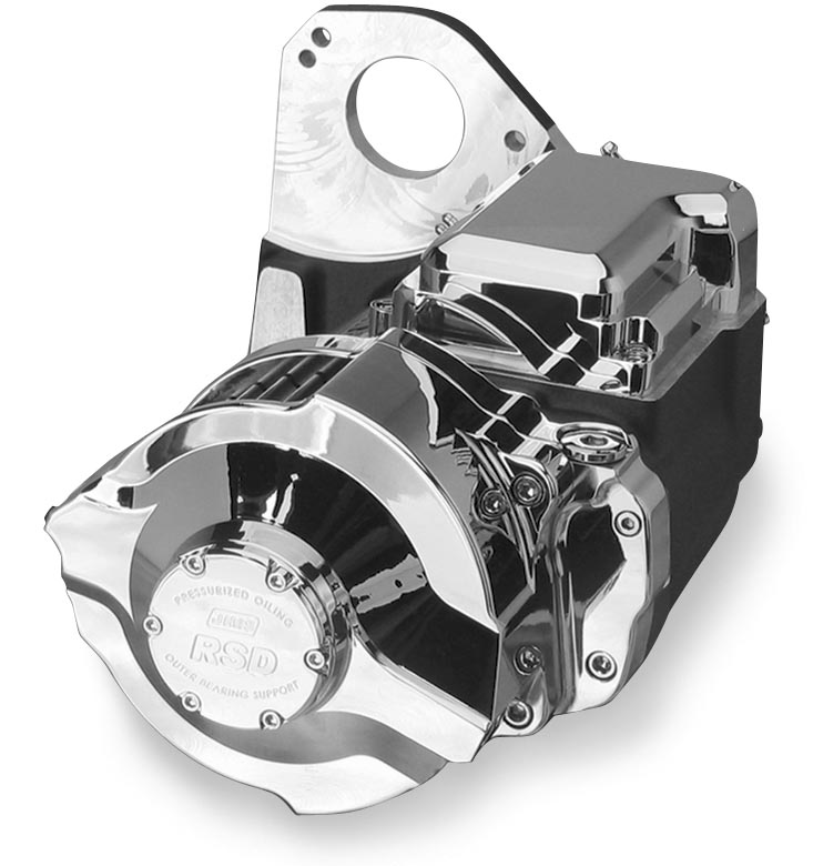 RSD Right Side Drive 6-Speed Transmission (Hydraulic Pulley Cover) - Polished