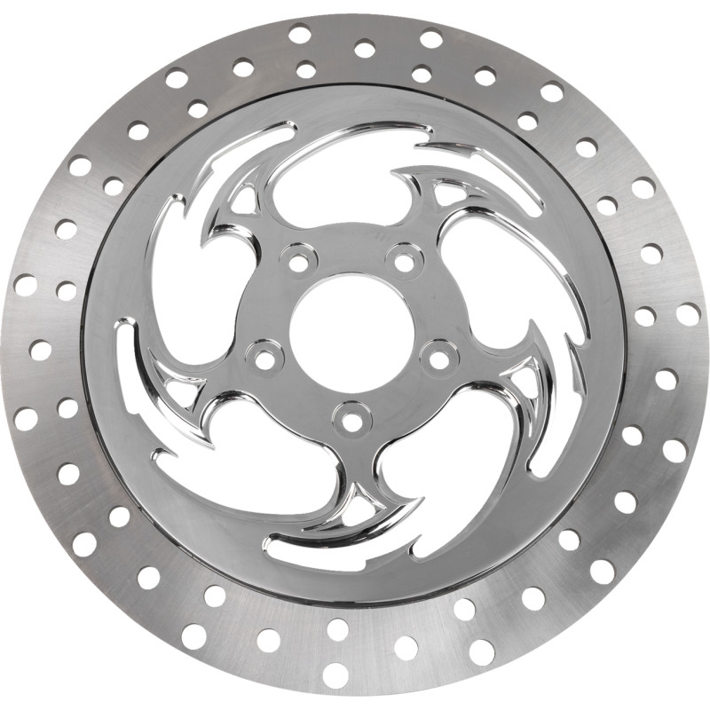 Savage Floating Brake Rotor - Front Left - Chrome - 320mm