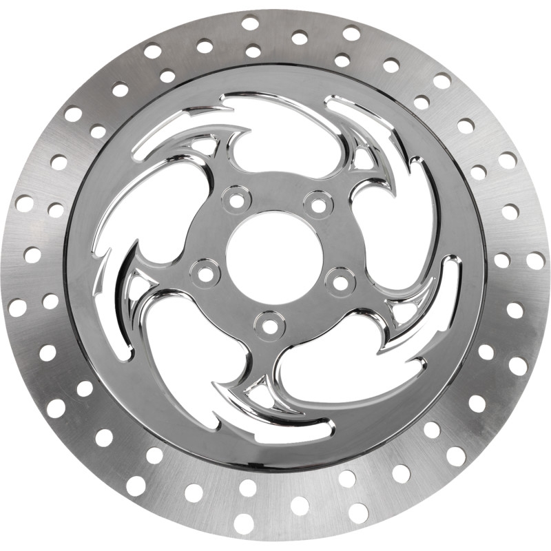 Savage Floating Brake Rotor - Front Right - Chrome - 320mm