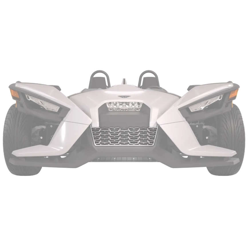 Painted Front Grille - Ghost White Metallic