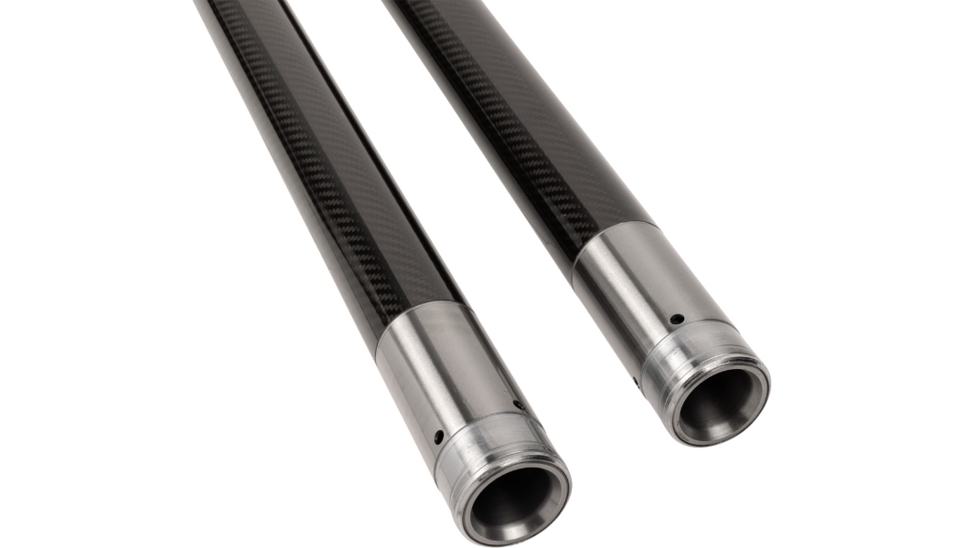 49mm Black Carbon Fiber Fork Tubes - 27.875in.