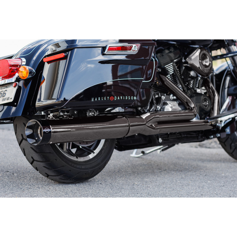 2-into-1 Lava Chrome Sidewinder Exhaust System - 50-State