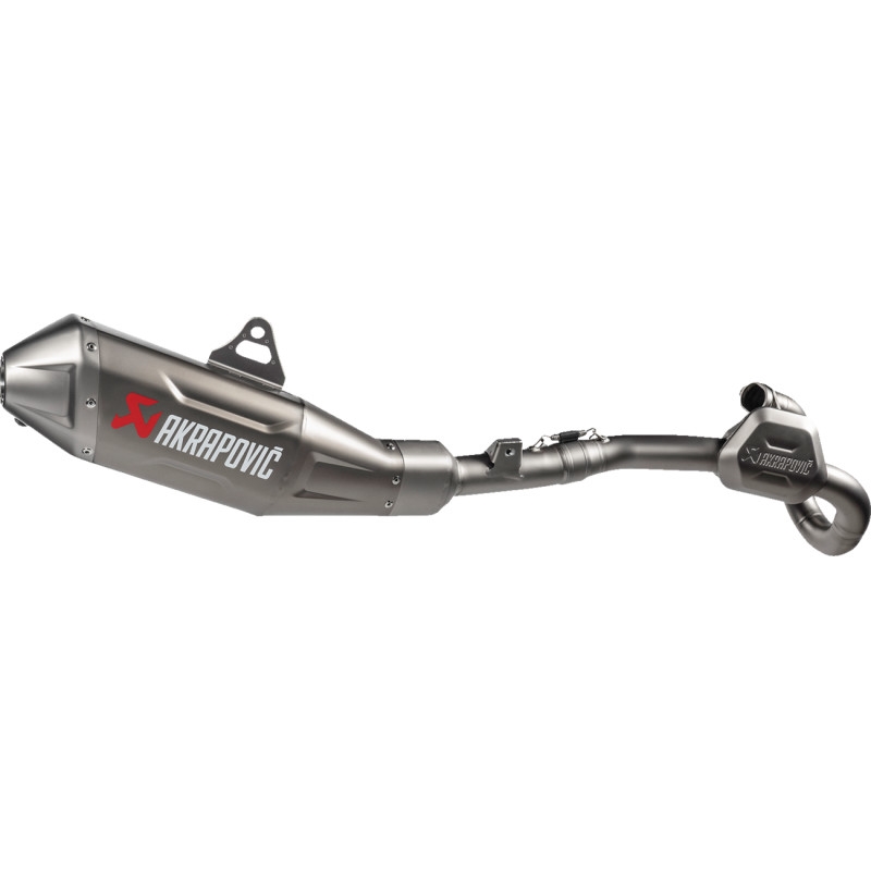 Evolution Line Exhaust System - Single Titanium Muffler w/ Titanium End Cap