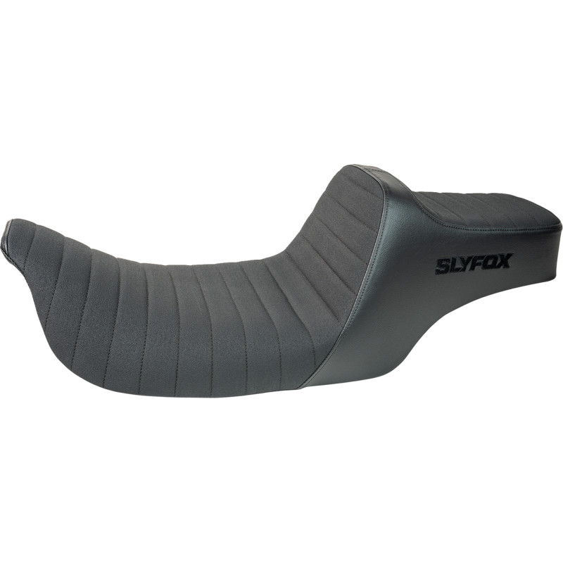 Highnoon Seat - 11-1/2in. Front 7in. Rear - Smooth w/ Slip Stop and Black Logo